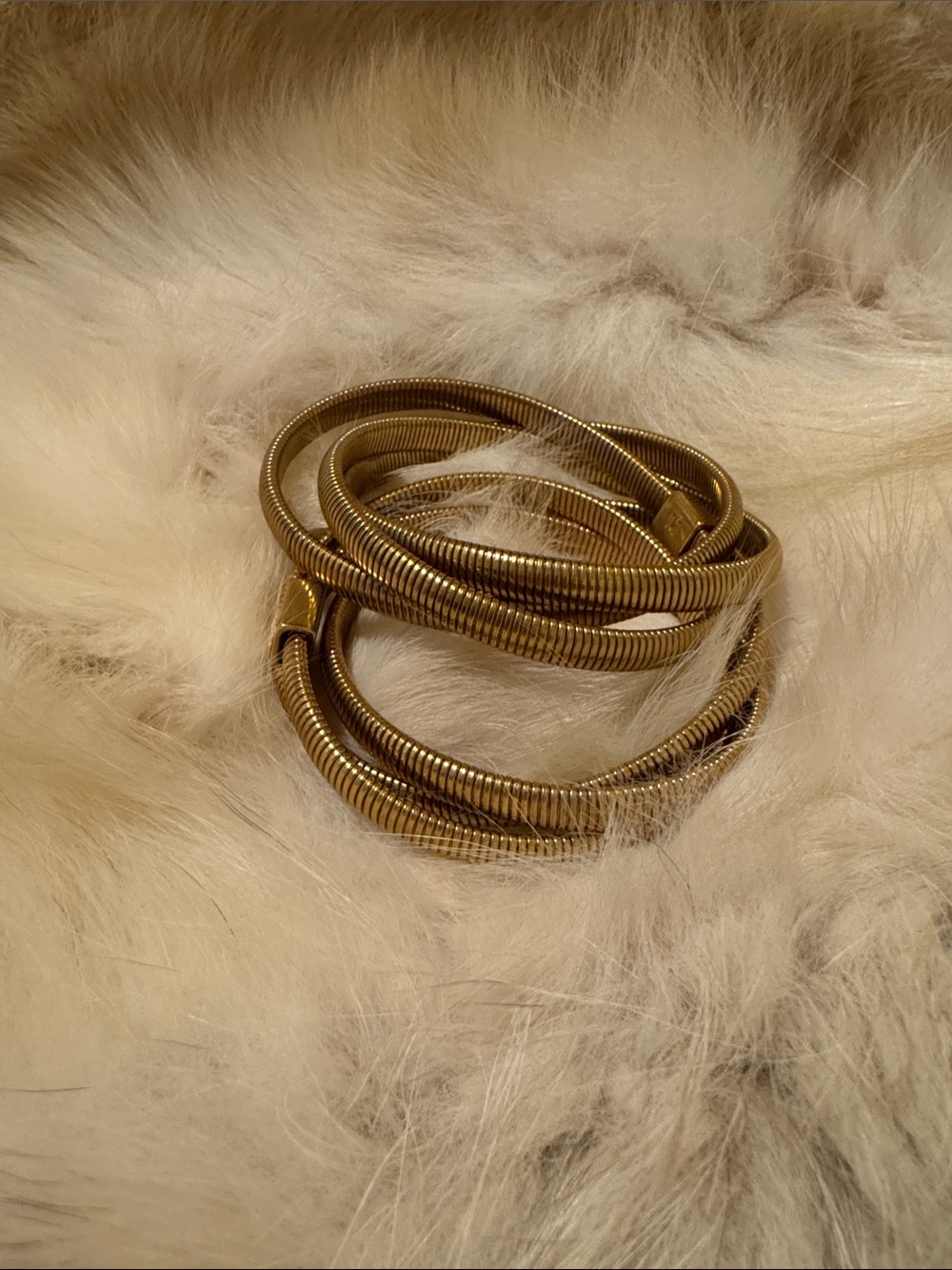 DVF Coil Wrap Bracelet - set of 2